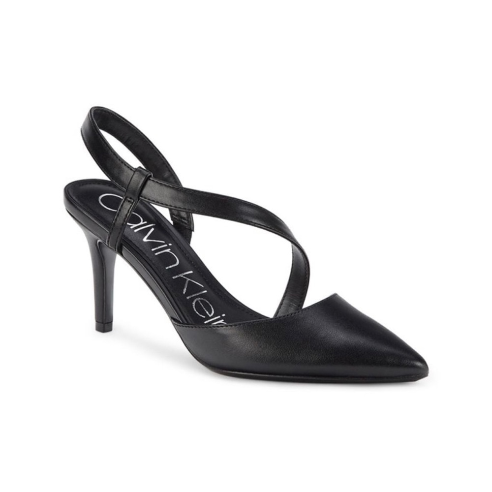 ✨S O L D✨ ➖ Calvin Klein Faux Leather Pumps - Pointed Toe 7.5 Size Shoes